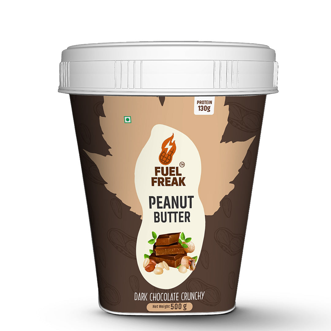 Fuel Freak High Protein Peanut Butter – Dark Chocolate Crunchy (500g)