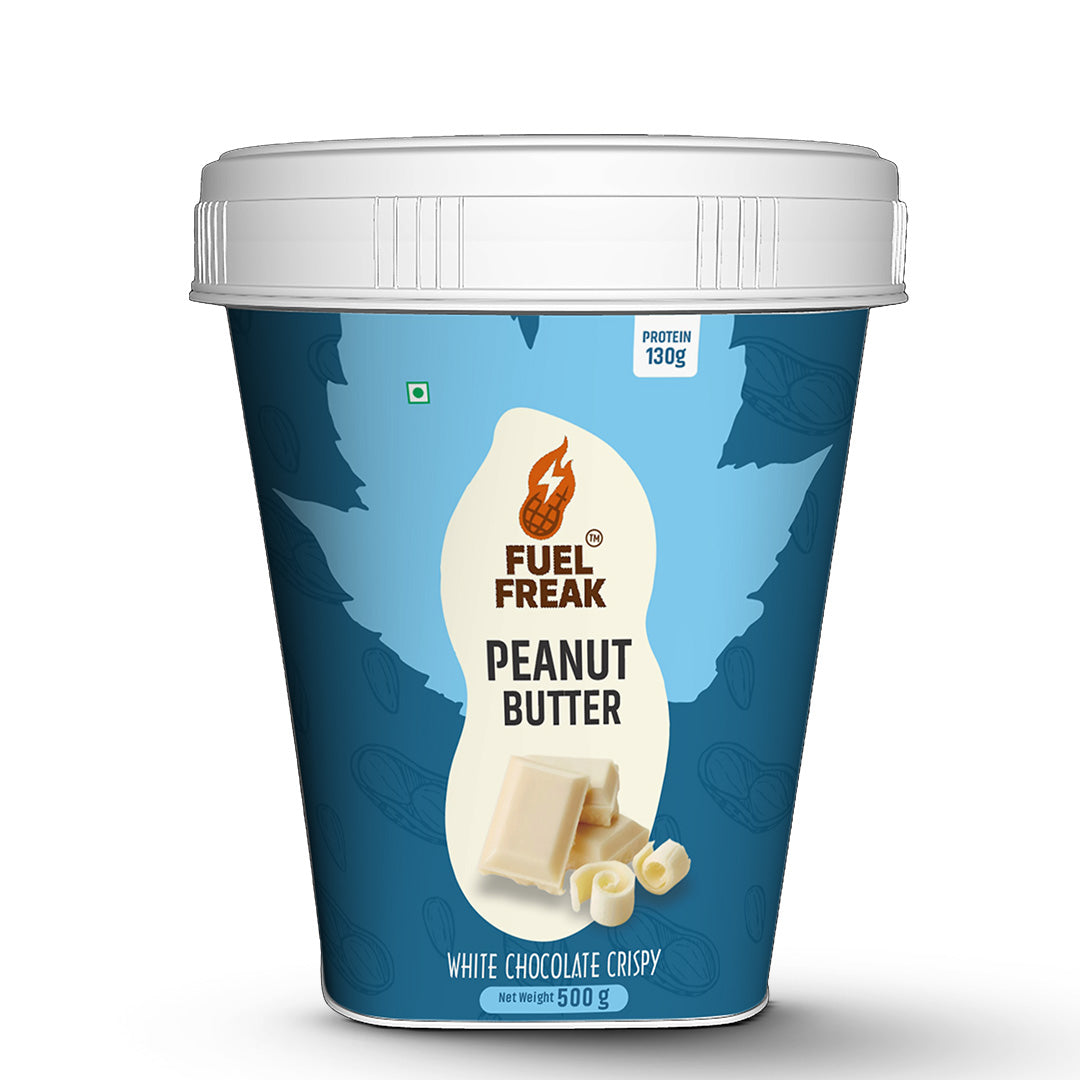 Fuel Freak High Protein Peanut Butter – White Chocolate Crispy (500g)