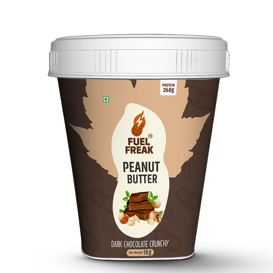Fuel Freak High Protein Peanut Butter – Dark Chocolate Crunchy (1kg)