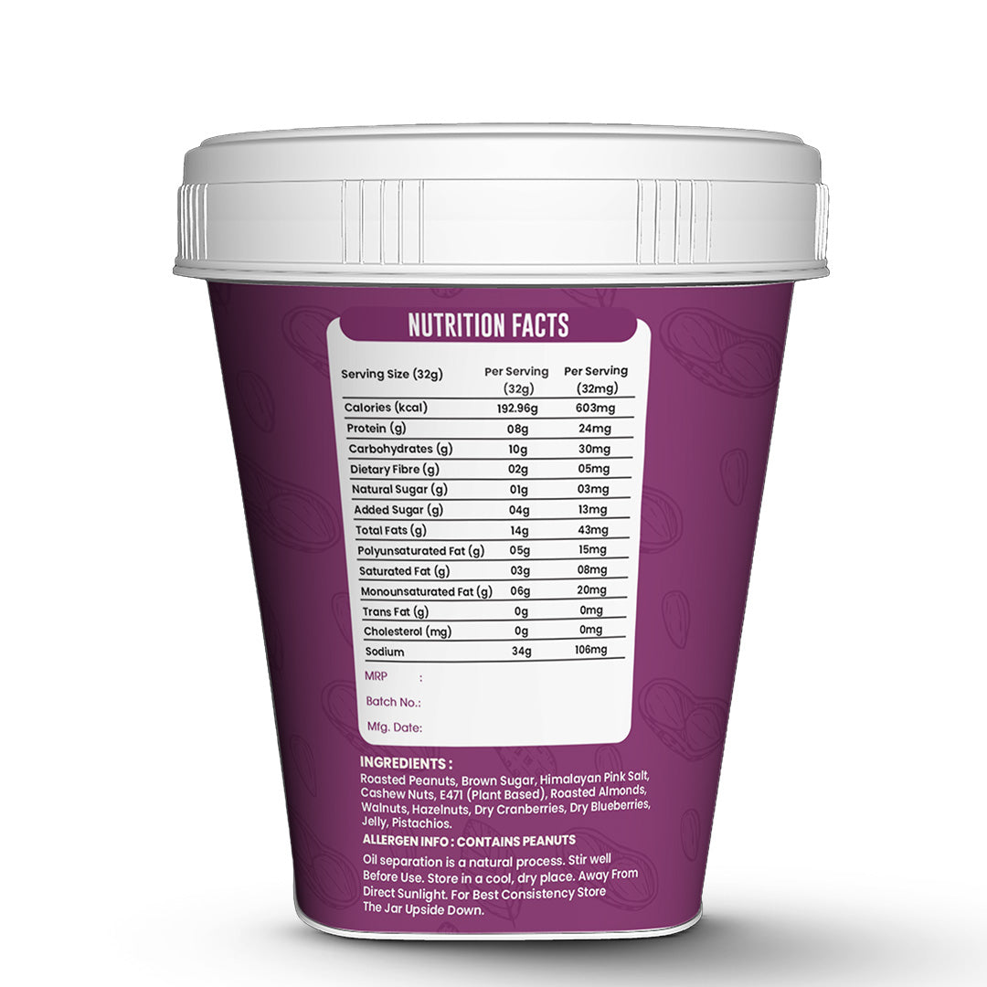 Fuel Freak High Protein Peanut Butter – American Nuts (500g)