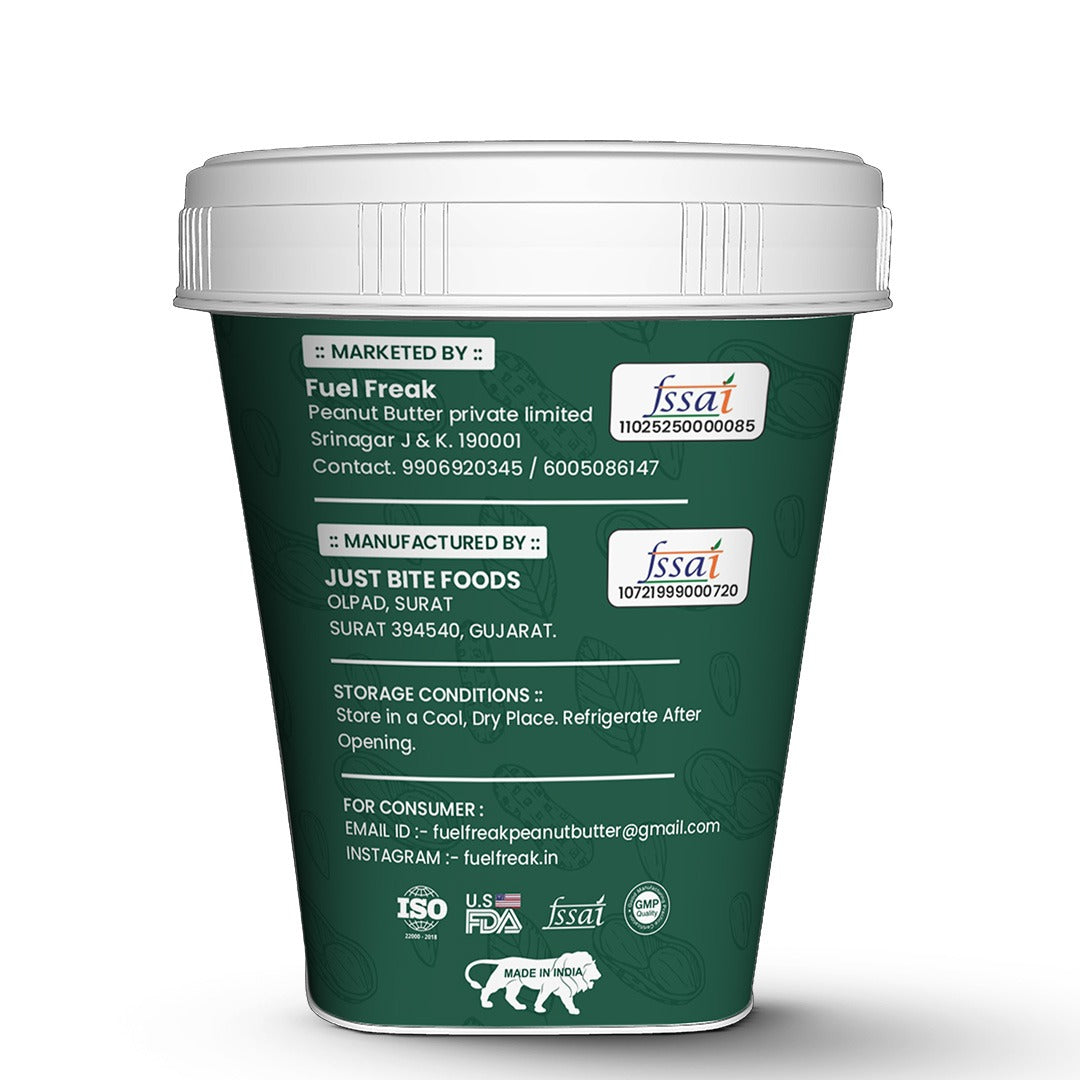 Fuel Freak High Protein Peanut Butter – Raw Natural (500g)