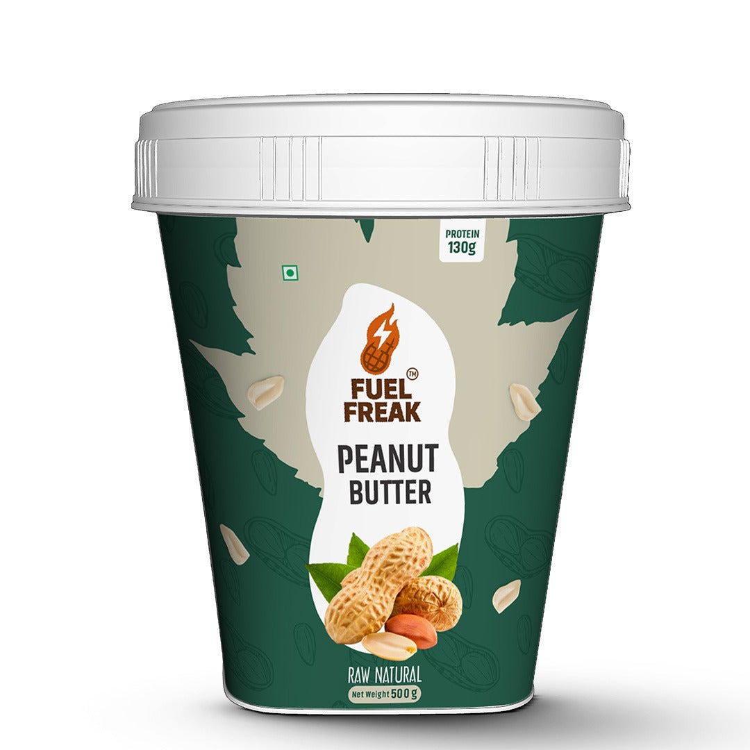 Fuel Freak High Protein Peanut Butter – Raw Natural (500g)